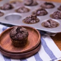 Rye and Chocolate Muffins